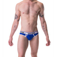 - "Younes Briefs - Royal/White" 