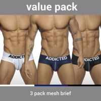 �����-����� "Mesh Briefs Push Up Three Pack" (�������� 3 ��.) 