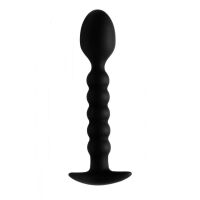   "Sojourn Slim Ribbed Silicone Prostate Vibe" 
