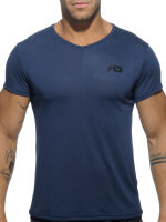  "Basic V-Neck T-Shirt - Navy" 