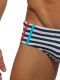 ������-����� "Sailor Stripe with Sport Stripe Briefs - Navy" 