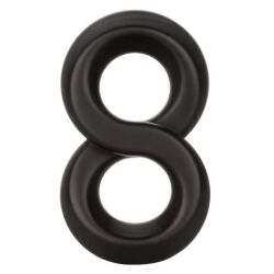   "X-Basic Ultra-Soft Platinum Silicone Cockring 8 - Black" 