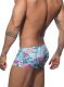 - "Leaves Swim Sunga - Turquoise" 