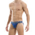 �����-����� "Meander Tanga Briefs - Blue" 