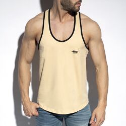 �����-���������� "Athletic Cotton Tank Top - Beige" 
