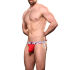 �����-����� "Almost Naked Hang-Free Cotton Jock - Red" 
