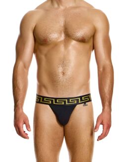 �����-����� "Meander Tanga Briefs - Black" 