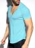 �������� "Deep V-Neck T-Shirt - Sky Blue" 