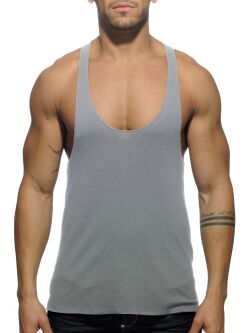 �����-���������� "Tank Back Printed - Heather Grey" 