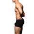 �����-�������"Almost Naked Hang-Free Cotton Boxer - Black" 