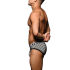 �����-����� "Almost Naked Fly Stripe Briefs - Black/White Stripes" 