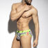 - "Uganda Double Side Swim Briefs - Black" 