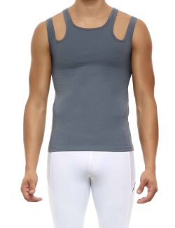 �����-���������� "Hole Double Tanktop - Grey" 
