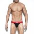 �����-����� "Tricolor Push Up Jock - Black" 