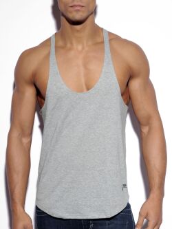 �����-���������� "Fitness Plain Tank Top - Heather Grey" 