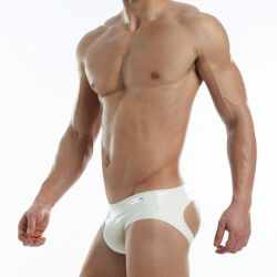 �����-����� "Leather Bottomless White" 