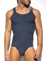 - "Recycled Rib Tank Top Navy" 