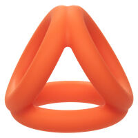   /   "Alpha Liquid Silicone Tri-Ring Orange" 