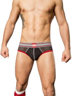 �����-����� "Backless Briefs Bond Street - Black/Red" 