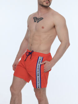 ������-����� "Medium Boardshort - Orange & Clematis Blue" 