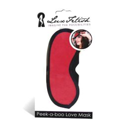 ����� "Lux Fetish - Peek-A-Boo Love Mask Red" 
