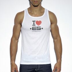 �����-���������� "I Love ES Tank Top - White" 