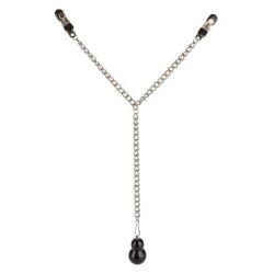 ������ ��� ������ � ����� � ������ "Nipple Play - Weighted Dual Tier Nipple Clamps" 