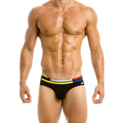 �����-����� "New Mondrian Briefs - Black" 