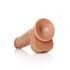 �������������-��������� "RealRock 9' Straight Realistic Dildo with Balls - Tanned" 