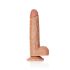 �������������-��������� "RealRock 8' Straight Realistic Dildo with Balls - Tanned" 