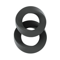 ����������� ������ "Sono #24 Cockring Set Grey" (�������� 2 ��.) 