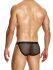 �����-����� "Mesh Through Tanga Briefs - Black" 