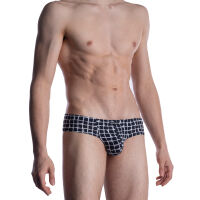 �����-����� "M800 - Cheeky Briefs White / Black" 