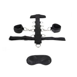 �������� ��� �������� / ������� "Lux Fetish - 3PC Adjustable Neck & Wristraint Set" 