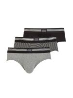 �����-����� "17302483 Brief 3 Pack - Black Stripe" (�������� 3 ��.) 