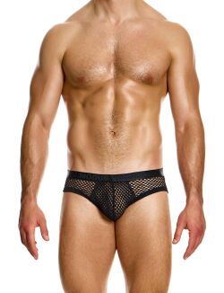 �����-����� "Mesh Through Classic Briefs - Black" 