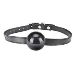 ����-��� "Lux Fetish - Silicone Ball Gag Black" 
