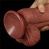 �������������-��������� "Dual Layered Platinum Silicone Cock 10 Brown" 