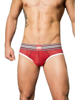�����-����� "Backless Briefs Bond Street - Red/White/Black" 