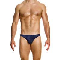 �����-����� "Glitter Low Cut Briefs - Blue" 