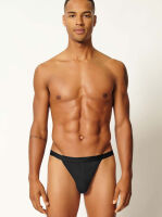 �����-����� "Cotton Rib Slim Waist Tanga Briefs 2 Pack Black" (�������� 2 ��.) 