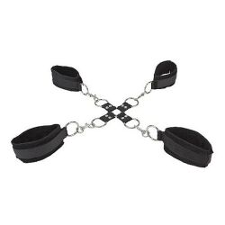 ����� "Ouch! - Velcro Hand and Leg Cuffs Black" (���������, ��������� � ����������) 