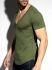 �������� "Deep V-Neck T-Shirt - Khaki" 
