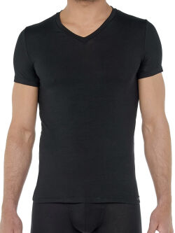 �������� "Tensel Soft - Tee-Shirt V Neck Black" 