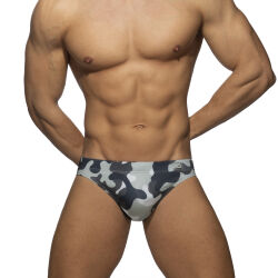 ������-����� "Basic AD Swim Briefs - Camouflage / Charcoal" 