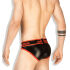 �����-����� "Regular Rear Briefs - Black/Red" 