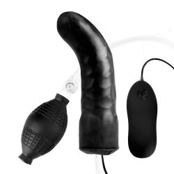 ������������� / �������� ���������� "Lux Fetish - 6' Inflatable Vibrating Curved Dildo" (������������� � ���������) 