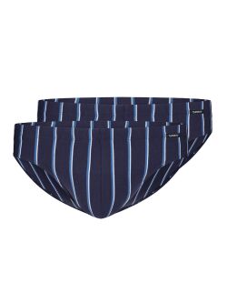 �����-����� "Cotton Advantage Brasil Slip Briefs 2 Pack - Crown Blue Stripes (�������� 2 ��.) 