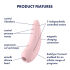 ���������� "Satisfyer - Curvy 2+ Pink" (� ��������� � ��������-�������� ��������) 