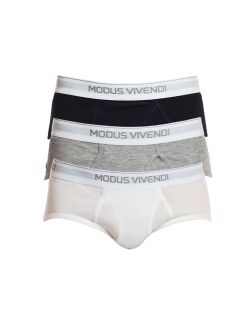 �����-����� "Staple 3-pack Fly Briefs - White/Grey/Black" (�������� 3 ��.) 
